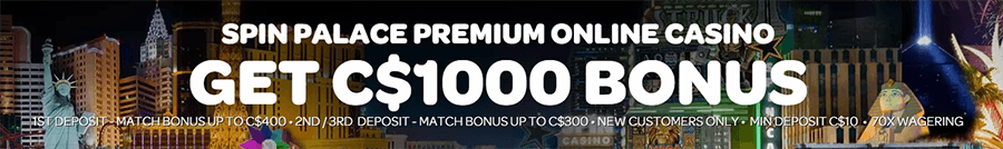 Bonus de Bienvenue de Spin Palace
